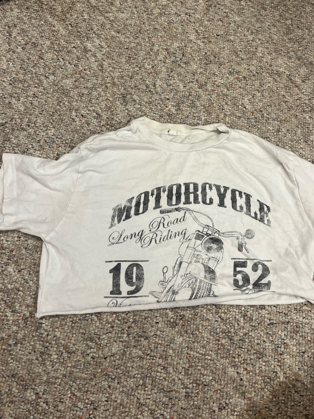 Garage White Short-Sleeve Motorcycle Graphic Tee